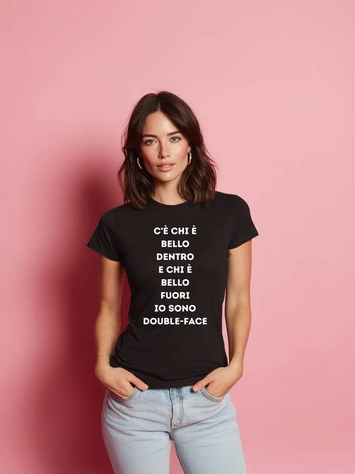 RANPOLLO MILANO - Wholesale Screen Printed T-Shirt - Women's - DOUBLE-FACE2