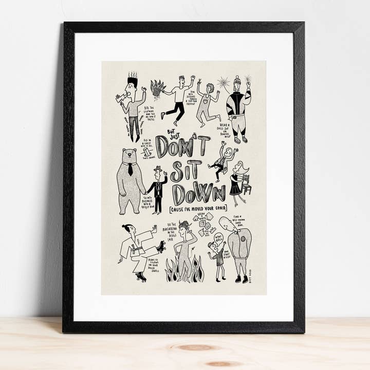 Arctic Monkeys 'Dont sit down 'cause for wholesale by Reyt Good Illustration