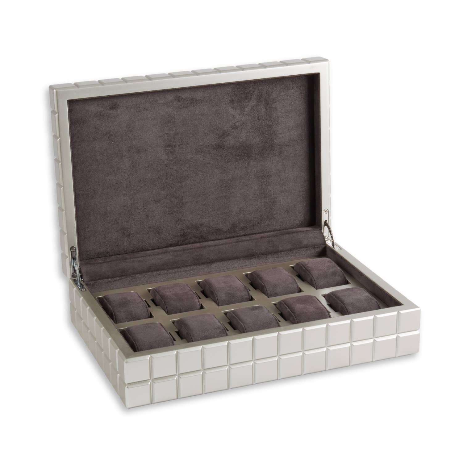 BeyBerk International - Wholesale Jewelry Box/Organizer - Bogota Cube Design Ten Watch Case1