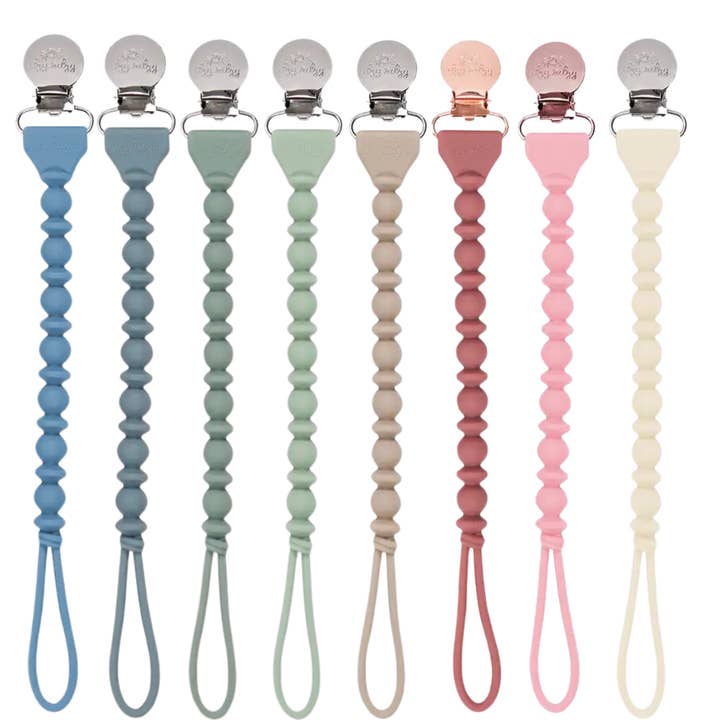 Sweetie Strap™ Silicone One-Piece Pacifier Clips for wholesale by Itzy Ritzy