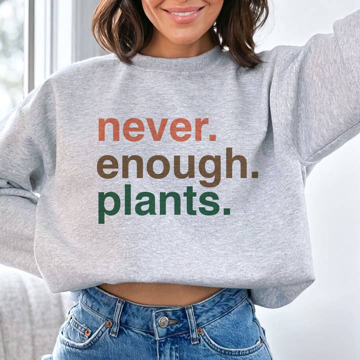Nooit genoeg planten - Sweatshirt voor tuinieren voor wholesale door House Of Rodan