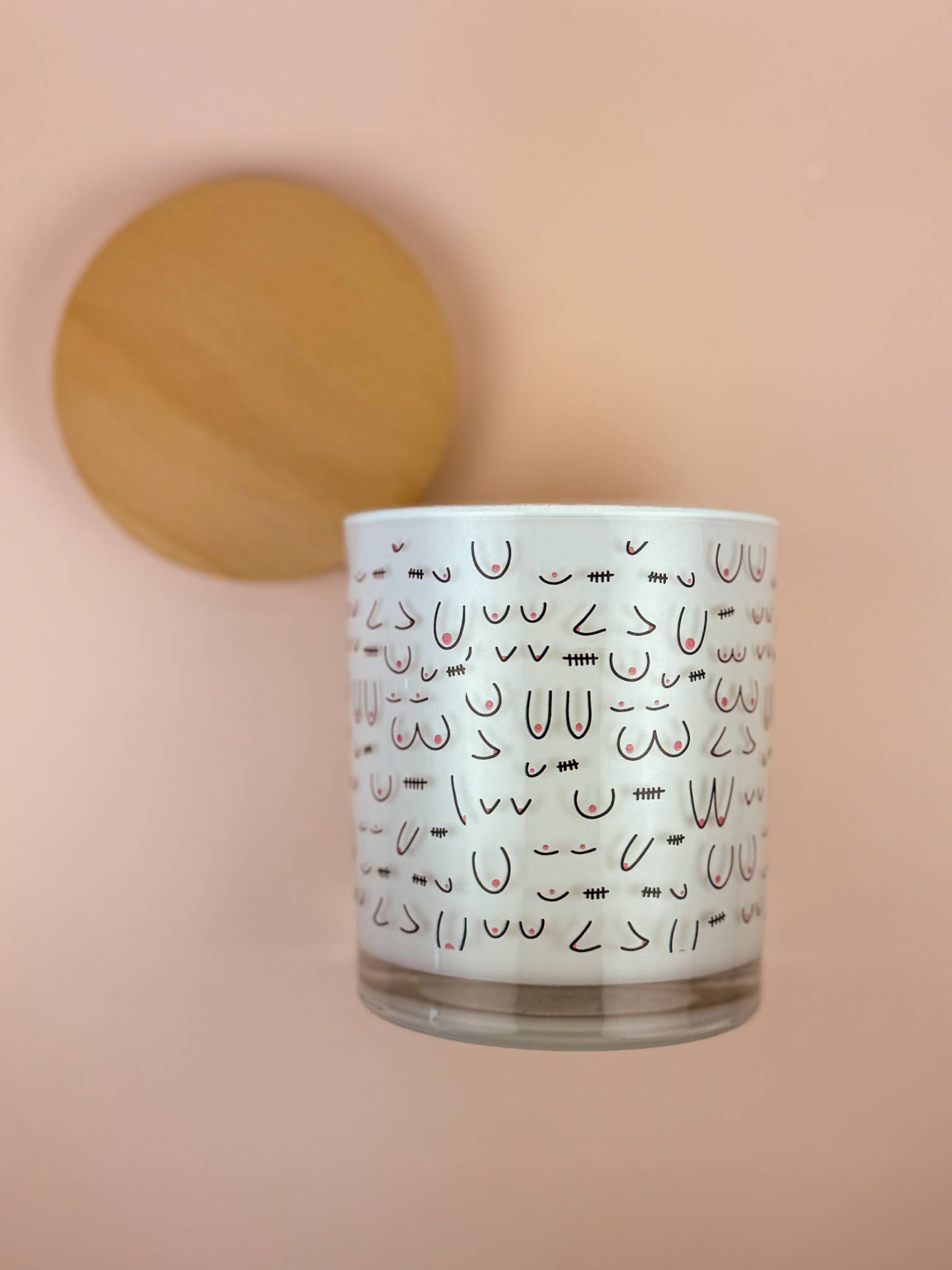 Unplug Soy Candles – wholesale Burkljus – Boobies- Sojaljus för bröstcancer3