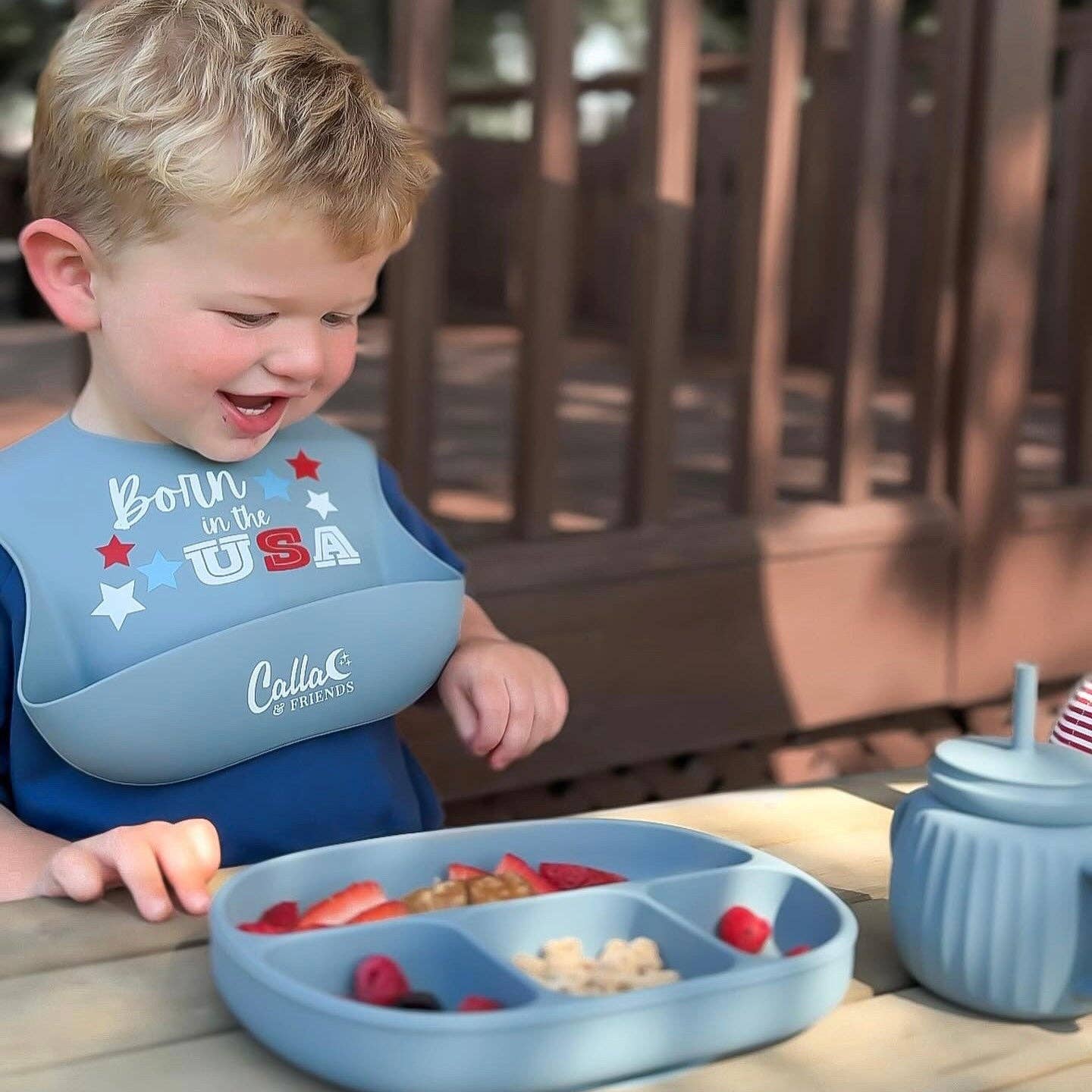 Calla & Friends - Wholesale Bib - Baby - All American Catch All Bib5