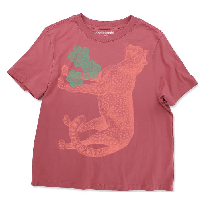 T-shirt lourd Cheetah Gwenn pour la vente par Supermaggie @ Faire