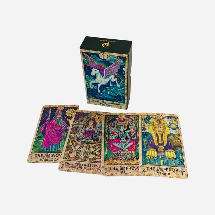 Tarotlandia – Cartas de tarô por atacado – Baralho de Tarô Fantasy World De Luxe Edição Limitada (Samiramay)1