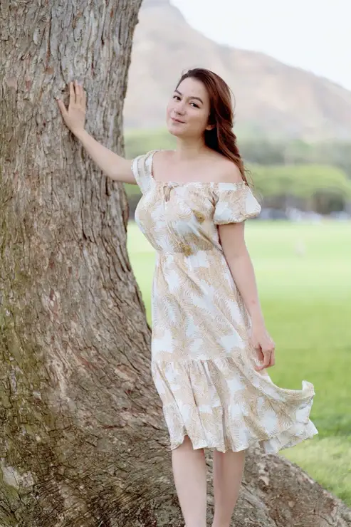 Angels by the Sea Hawaii - Wholesale Dress - Women's - Nalani Tropical Leaves Dress5