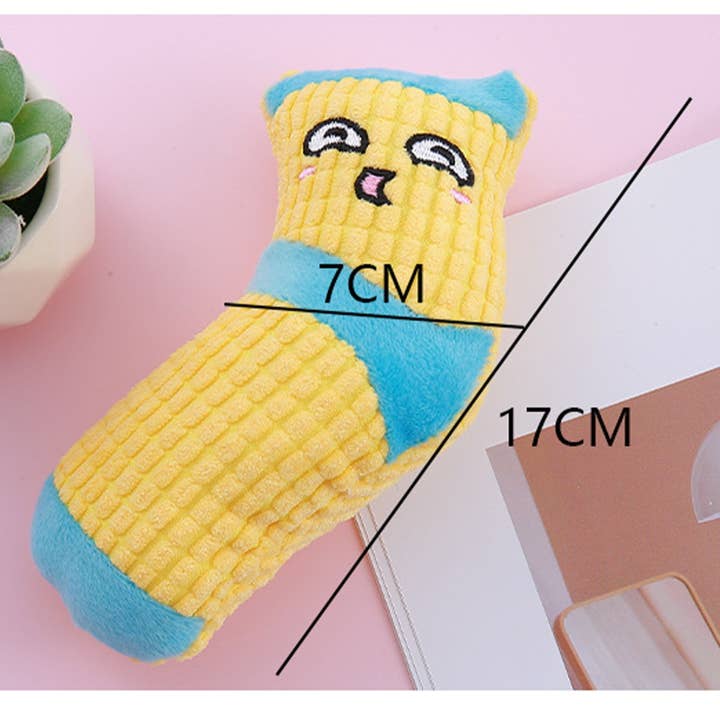 Toby Supply - Wholesale Pet Plush Toy - Dog - Plush Socks Chew Toy, Fun for Dogs, PP Cotton_CWMM5464