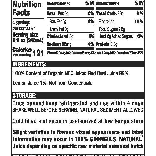 Michka Foods LLC. – wholesale Wellness Juice/tonic – Organisk kallpressad rödbetor Juice2