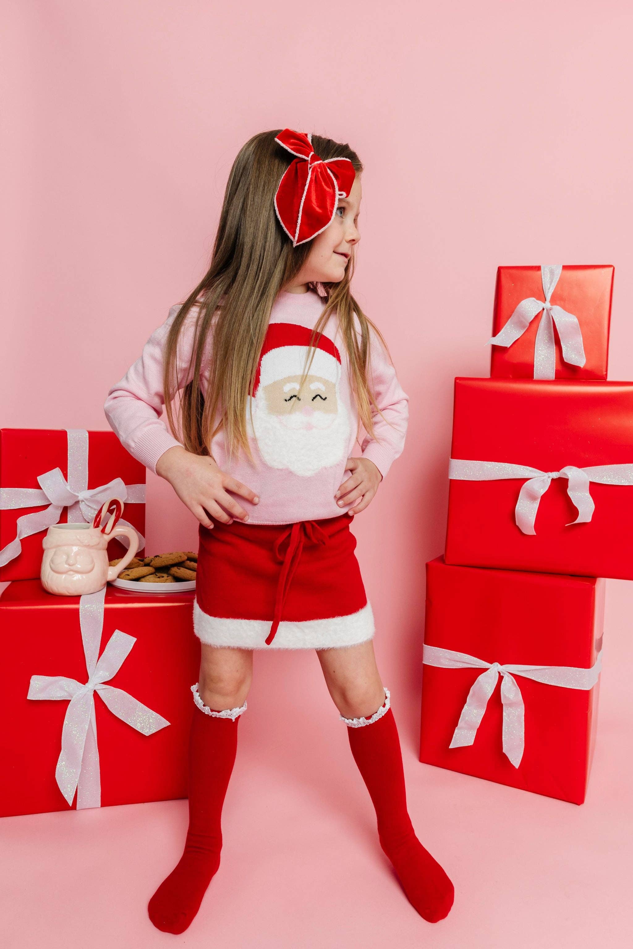 Little Stocking Co. - Vendita all'ingrosso Calzini - Bambini e neonati - Calze alte al ginocchio con parte superiore in pizzo7