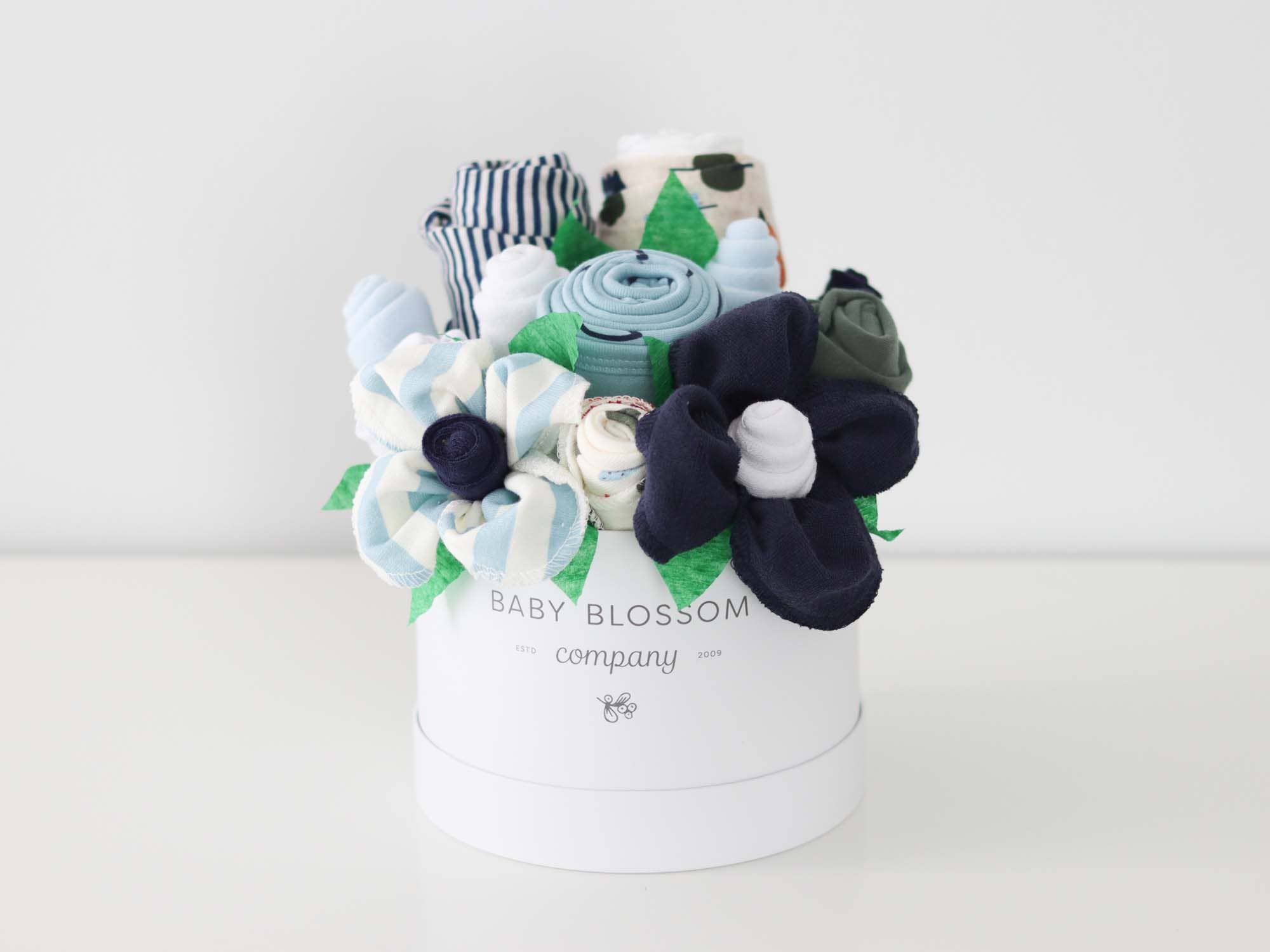 Baby Blossom Company - Wholesale New Mom Gift Box/Set - Baby Boy Gift Box Collection - Fox6
