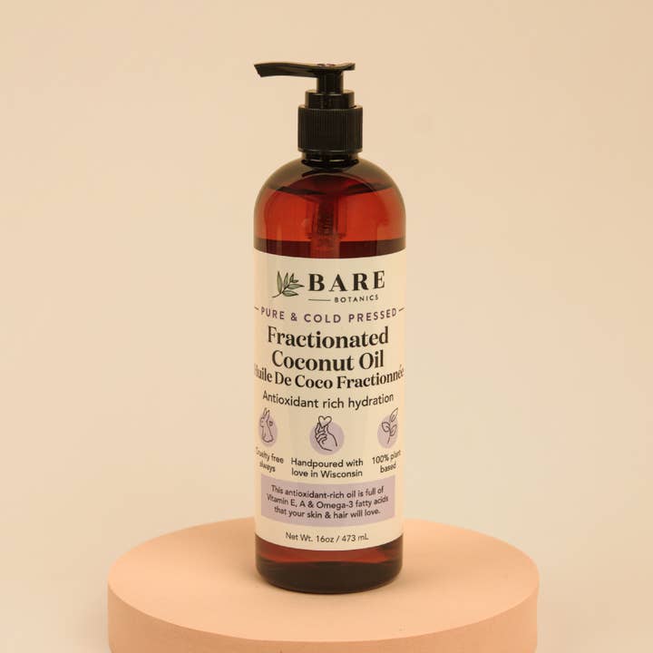 Fractionated Coconut Oil for wholesale by Bare Botanics