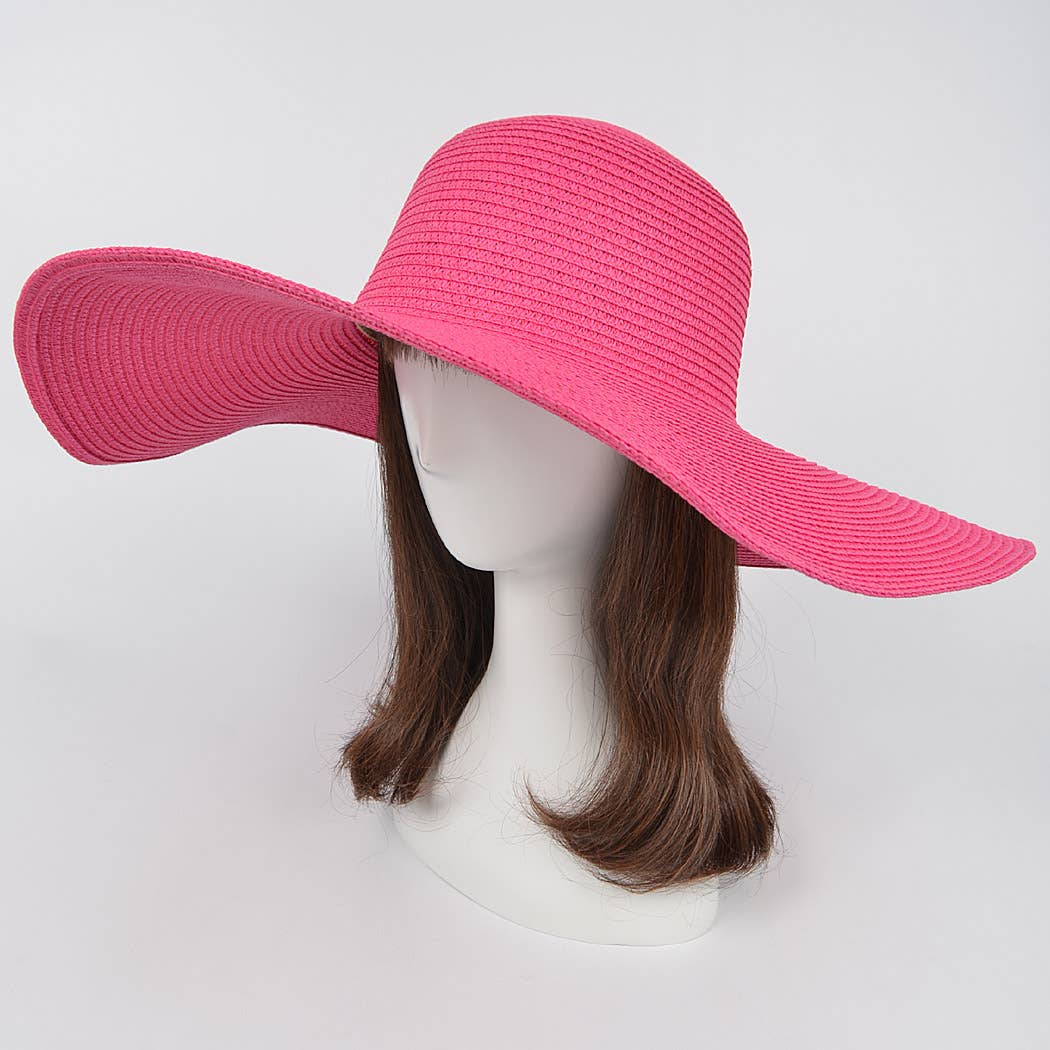 3AM BY H&D ACCESSORIES - Wholesale Straw Hat - Women's - Wide Brim Beach Hat4