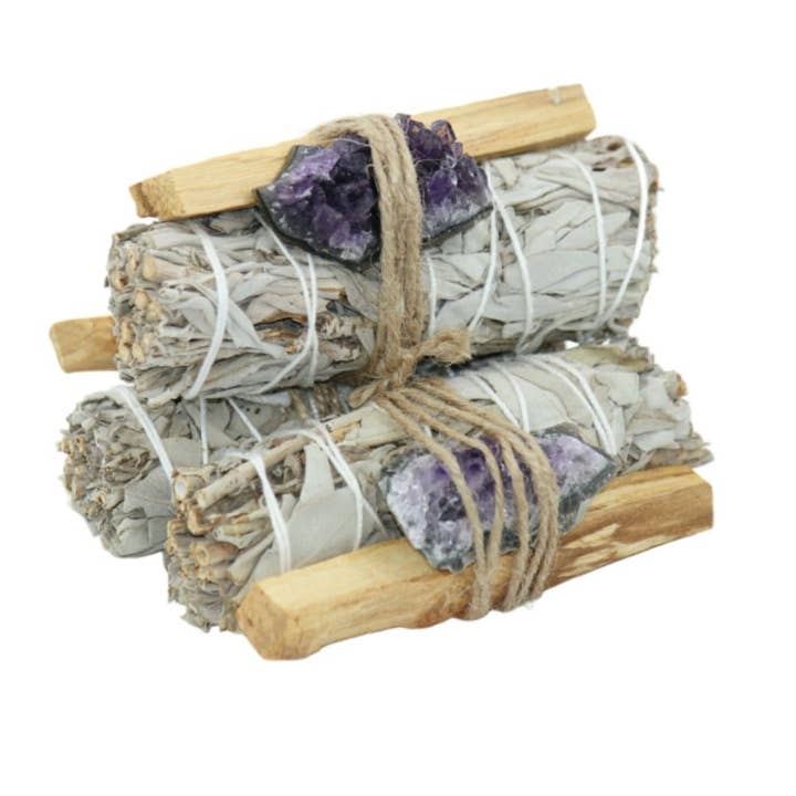 Earths Elements Wholesale - Wholesale Sage Bundle - Sage Bundle - Amethyst Crystal