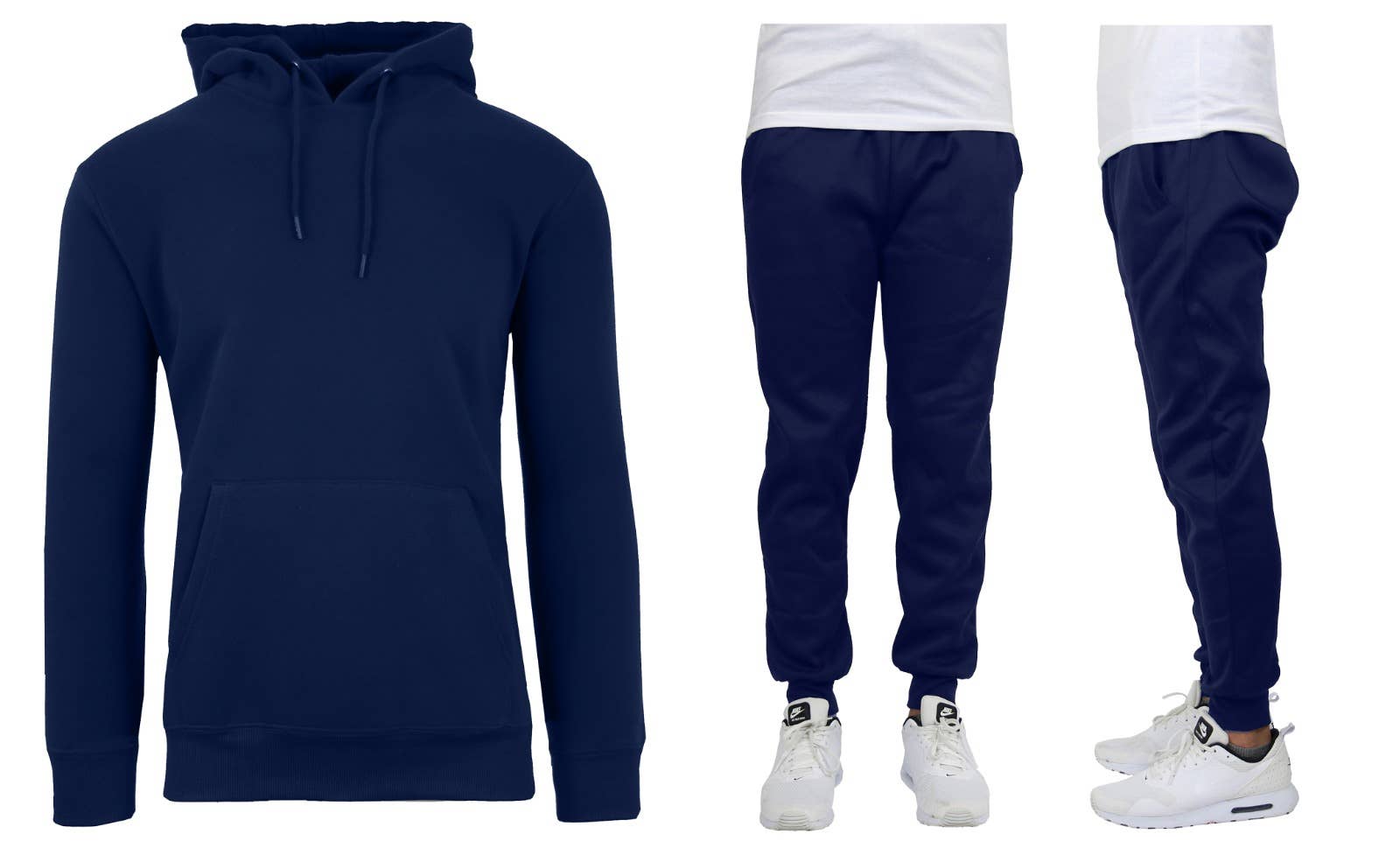 Galaxy By Harvic – Großhandel Loungewear-Set – Damen – Damen 2-teiliger Fleece-Pullover-Hoodie & Jogger-Set2