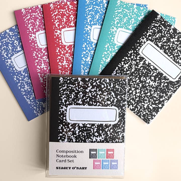 Stacey O'Nary - Wholesale Stationery/Notecard Set - Blank Composition Greeting Card Set1