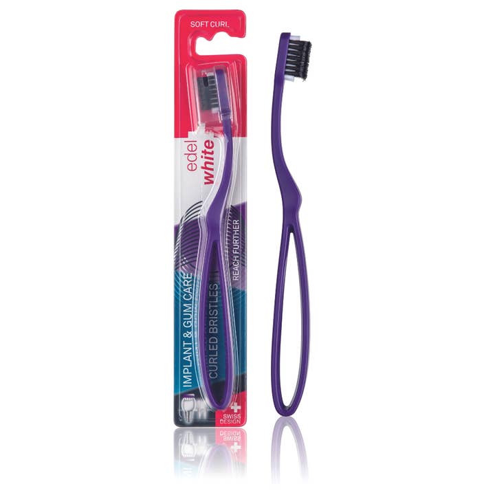 Cleancurl 3D Toothbrush for Implants and Dentures for wholesale by Edel White