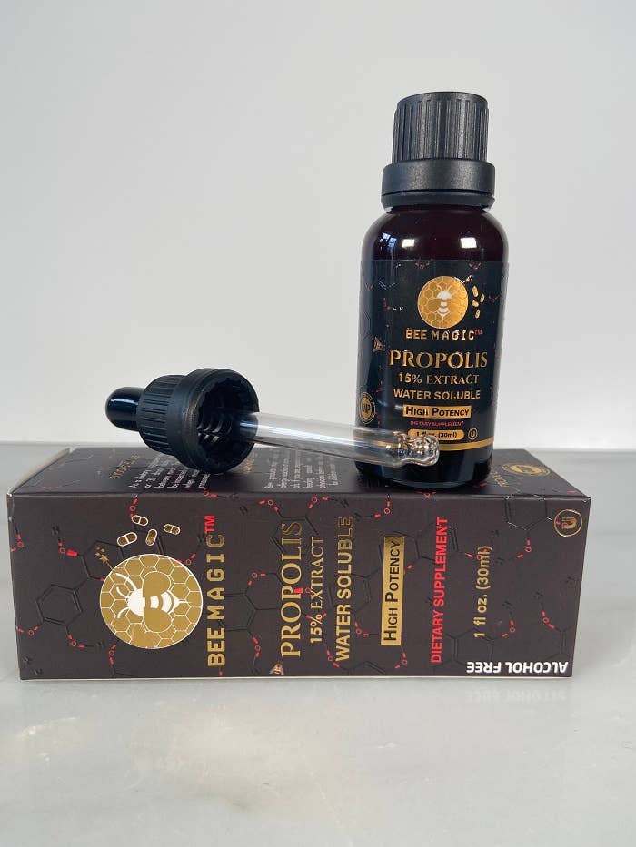 Bee Magic - Wholesale Oral Supplement/Vitamin - Propolis Standardized Extract,  Water Soluble ,15%, 1 fl. oz Kosher4