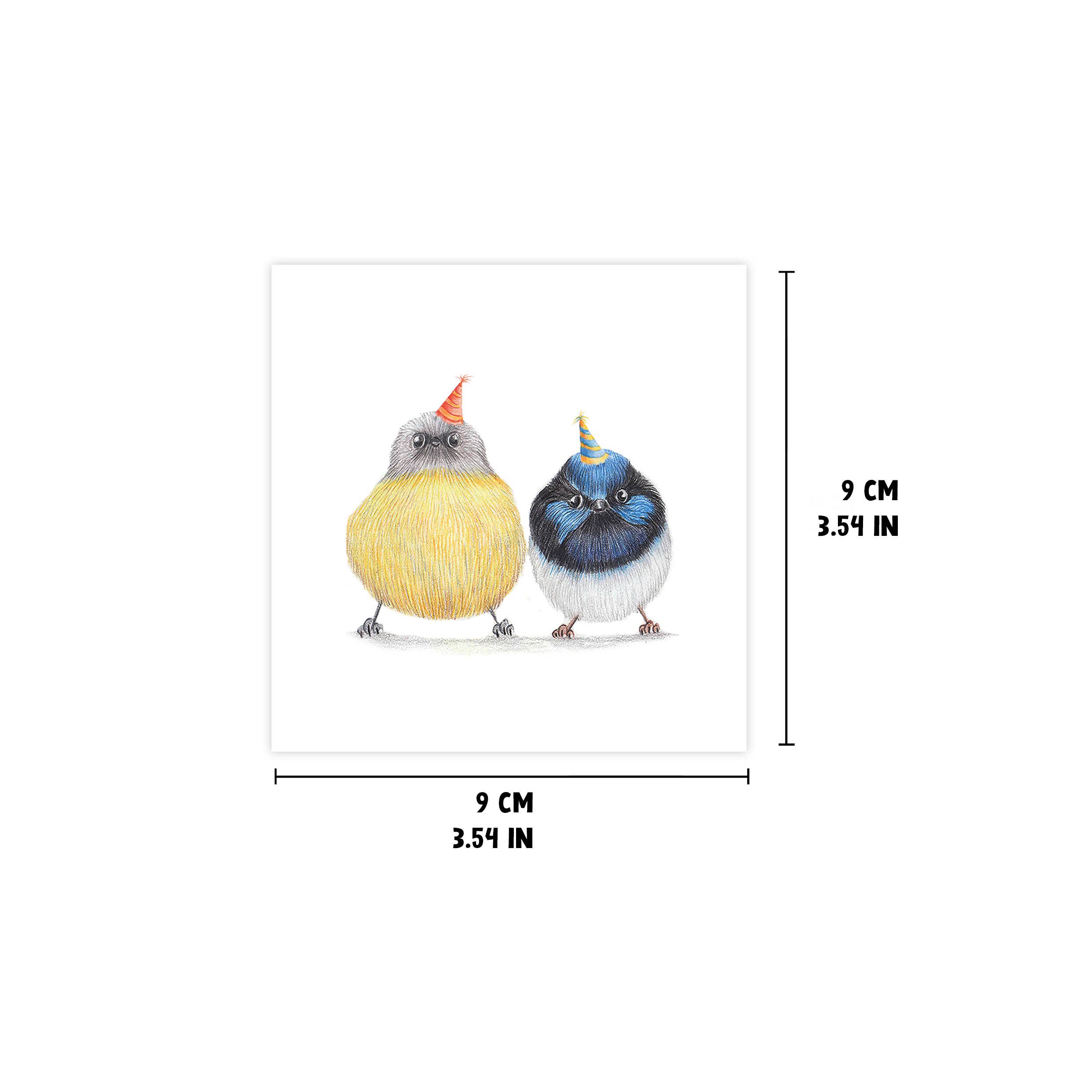 Beast of Paradise - Vendita all'ingrosso Biglietti di auguri - Biglietti di Auguri con Uccelli, Set di 10 Biglietti, Biglietti di Auguri con Animali24