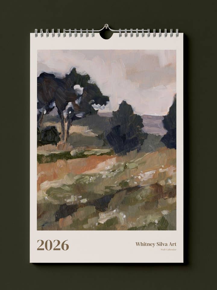 2026 Calendar for wholesale by Whitney Silva Art