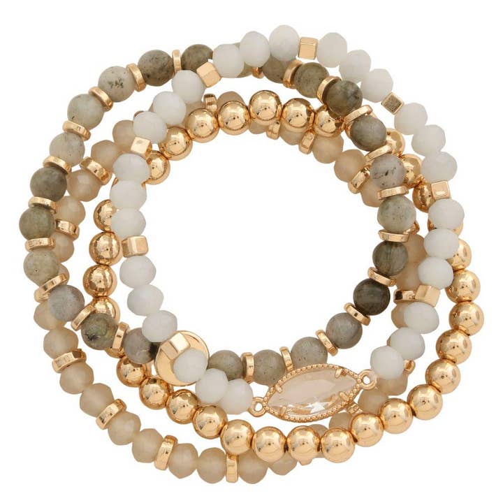 anbfashion - Wholesale Charm/Dangle Bracelet - Multi Stretch Beads Bracelet BD-101612