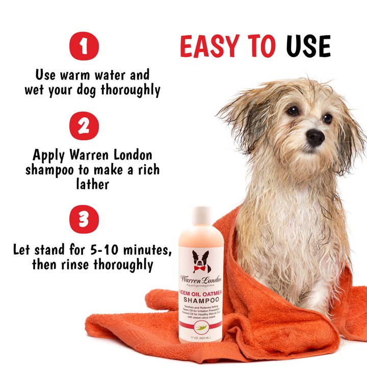 Warren London Dog Products - Wholesale Pet Shampoo - Dog - Shampoo: Neem Oil - 2 Sizes
