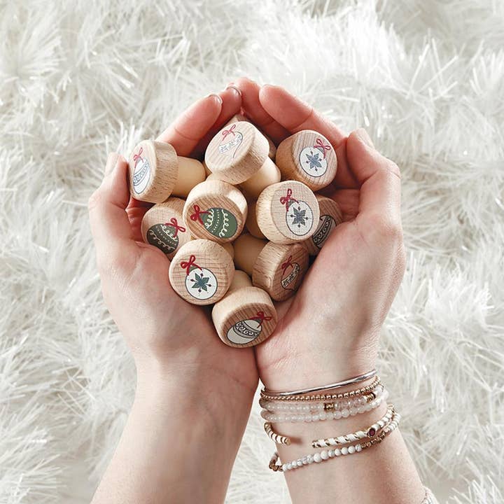Santa Barbara Design Studio by Creative Brands - Wholesale Wine Stopper - Wood Bottle Stoppers - Ornament - Set of 4