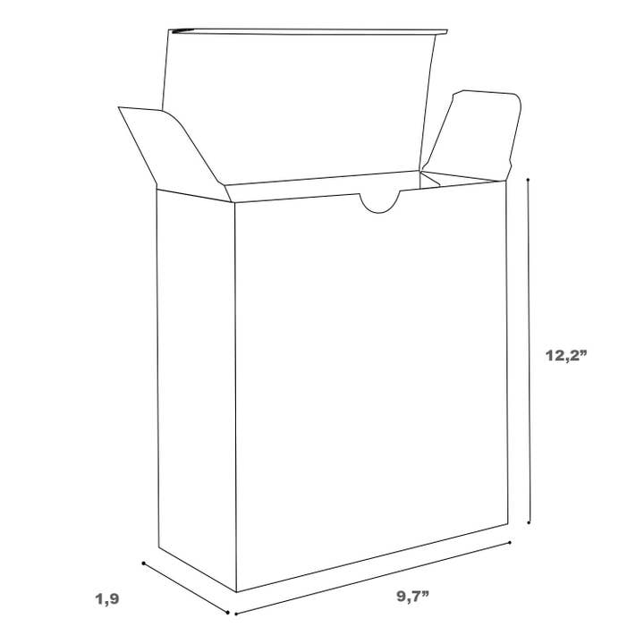 Dsg Gifts - Wholesale Gift Box - Cardboard Corrugated Shipping Boxes 9.7"x12.2"x 1.9"