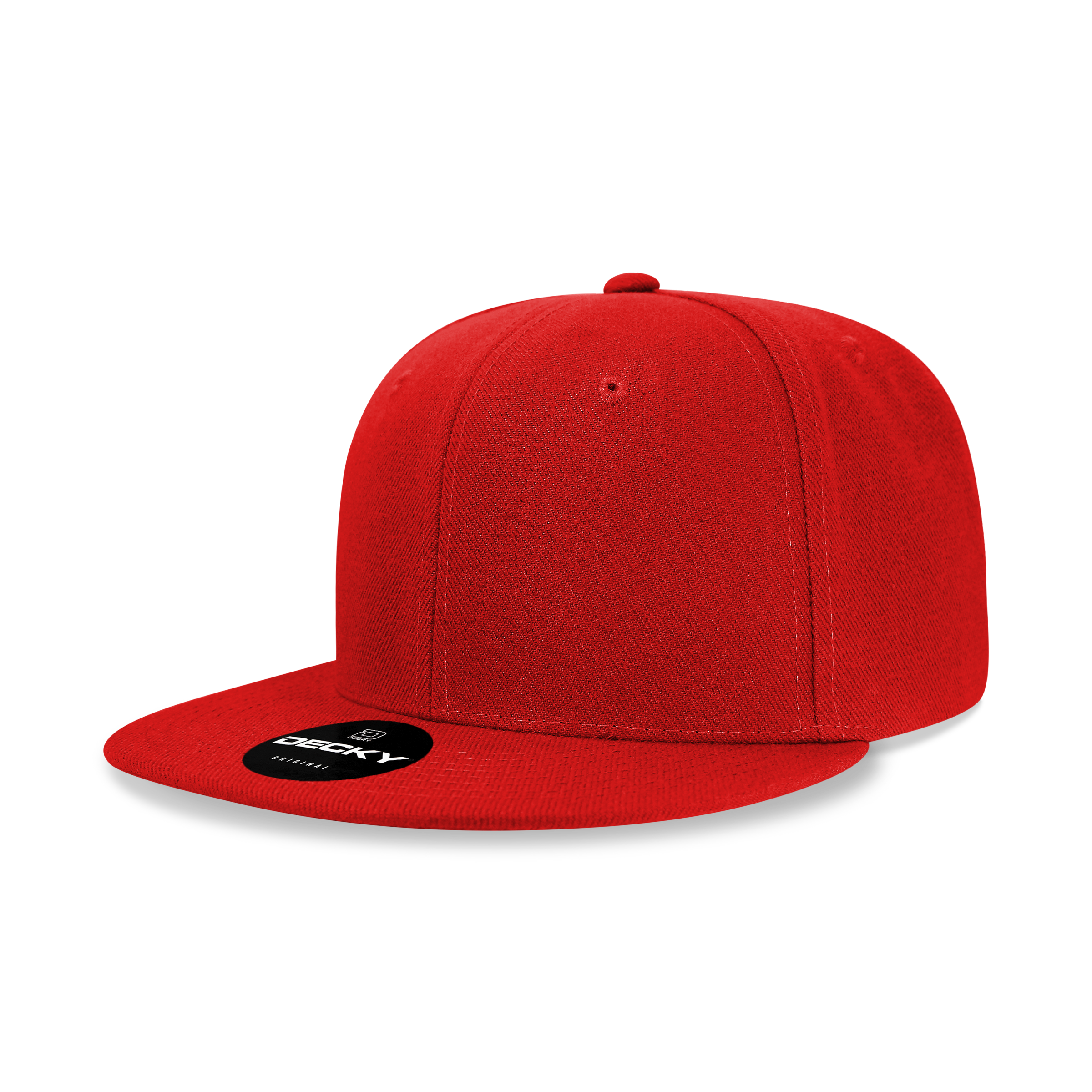 The Park Wholesale - Wholesale Flat Brim Cap - Men's - Decky 6020 - High Profile 6 Panel Snapback, Flat Bill Hat - 602045
