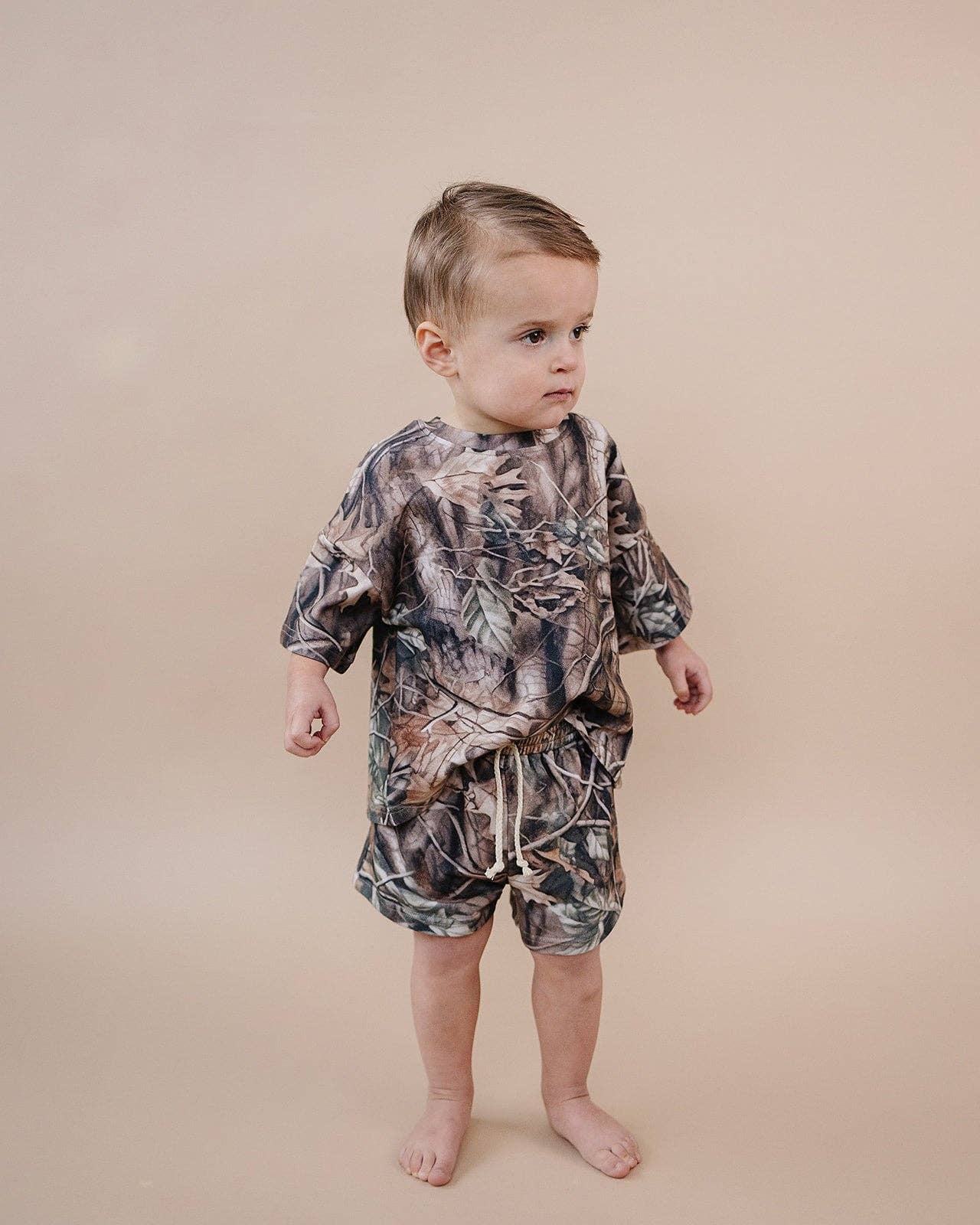 Lucky Panda Kids - Wholesale Top & Short Set - Kids - Shorts Set | Brown Camo13