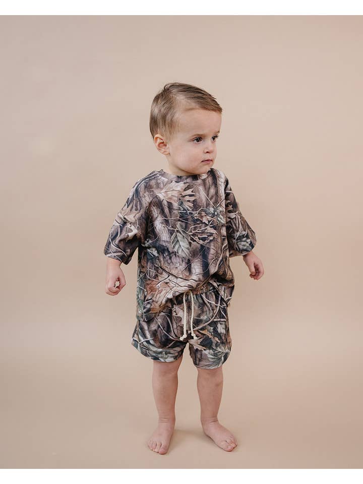 Lucky Panda Kids - Wholesale Top & Short Set - Kids - Shorts Set | Brown Camo13