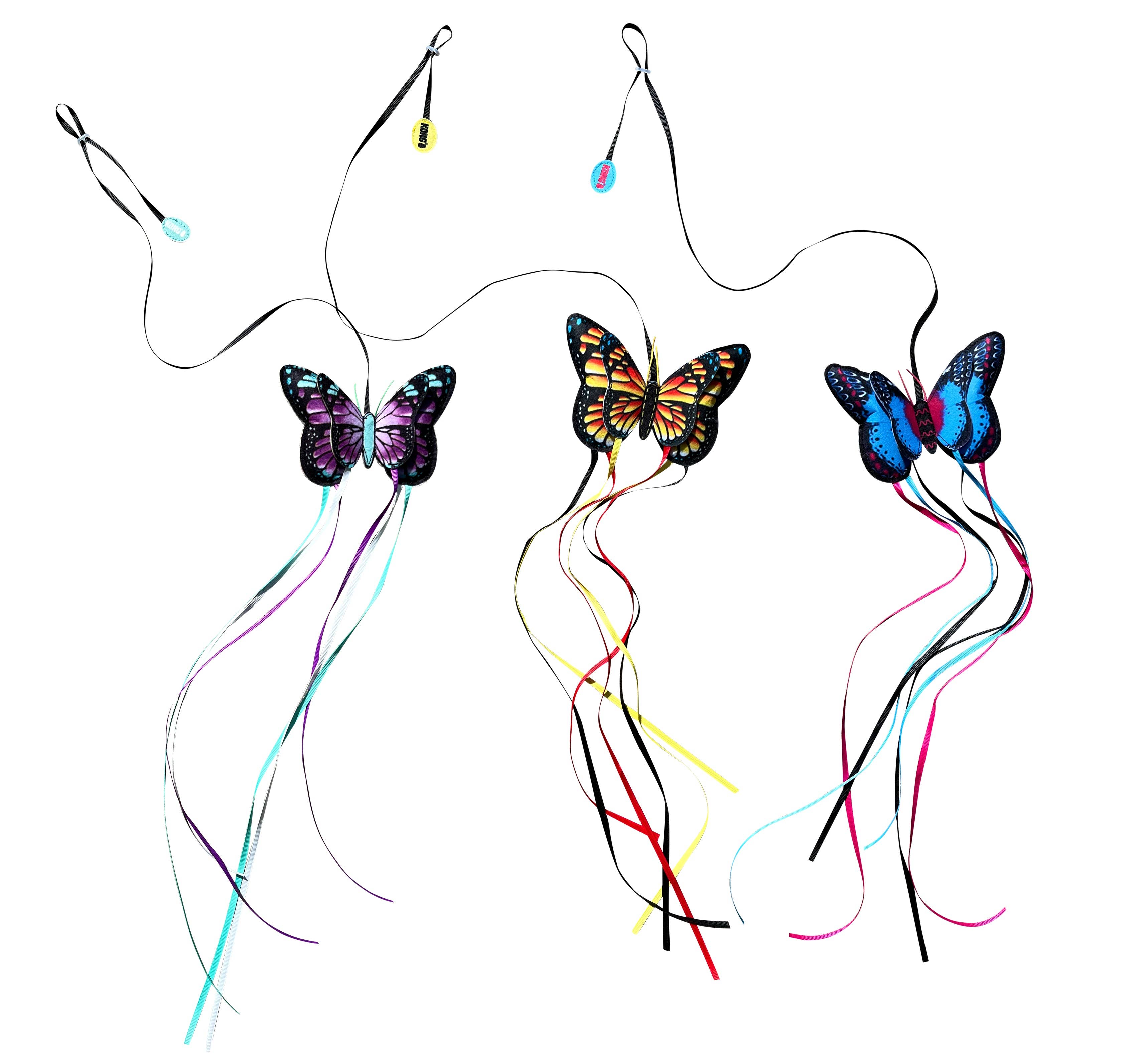 Pet Palette Distribution - Wholesale Pet Toy - Cat - KONG® Teaser Butterfly Assorted Cat Toy