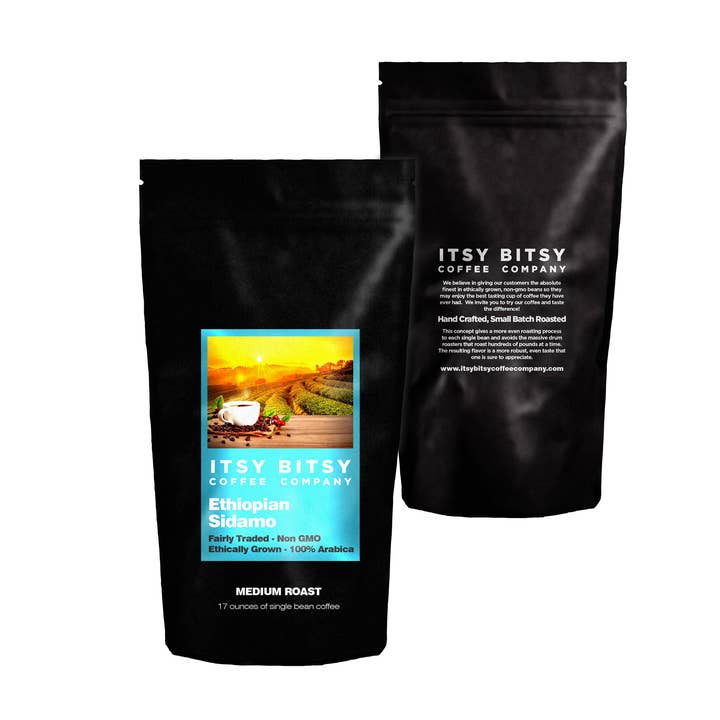 itsy bitsy coffee company - Wholesale Coffee Beans - Ethiopian Sidamo Organic Non_GMO