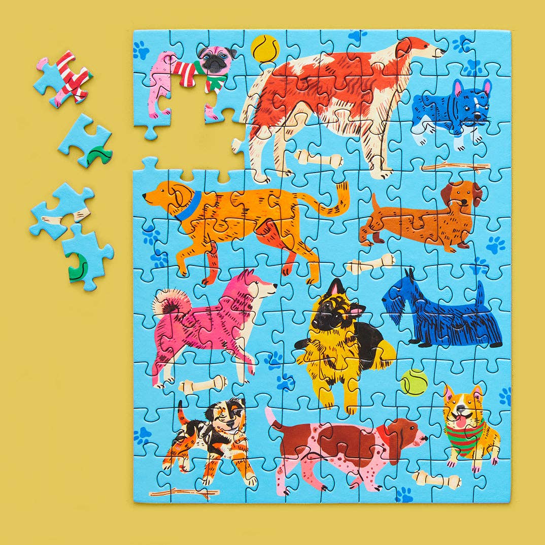WerkShoppe – Puzzle - Crianças por atacado – Puzzle de 100 Peças Hora de Brincar com Cãezinhos1