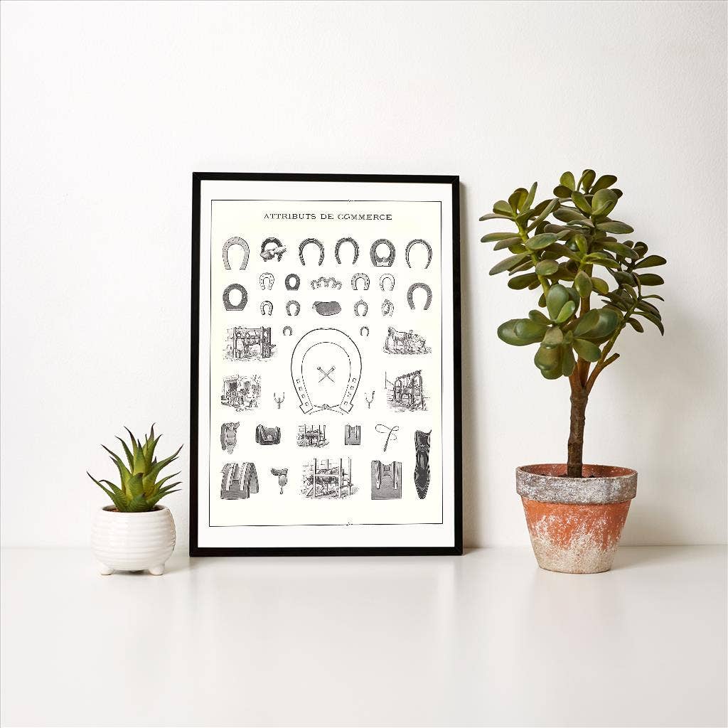 Found Image Press – Engroshandel Kunsttryk – Kunsttryk FG-479 Hestesko1