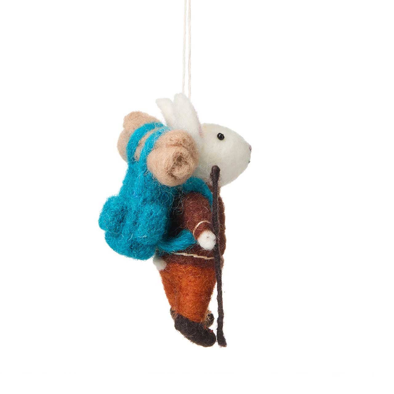 SERRV International - Vente Objets de décoration - Ornement de Noël Lapin Sentiers Houblonnés2