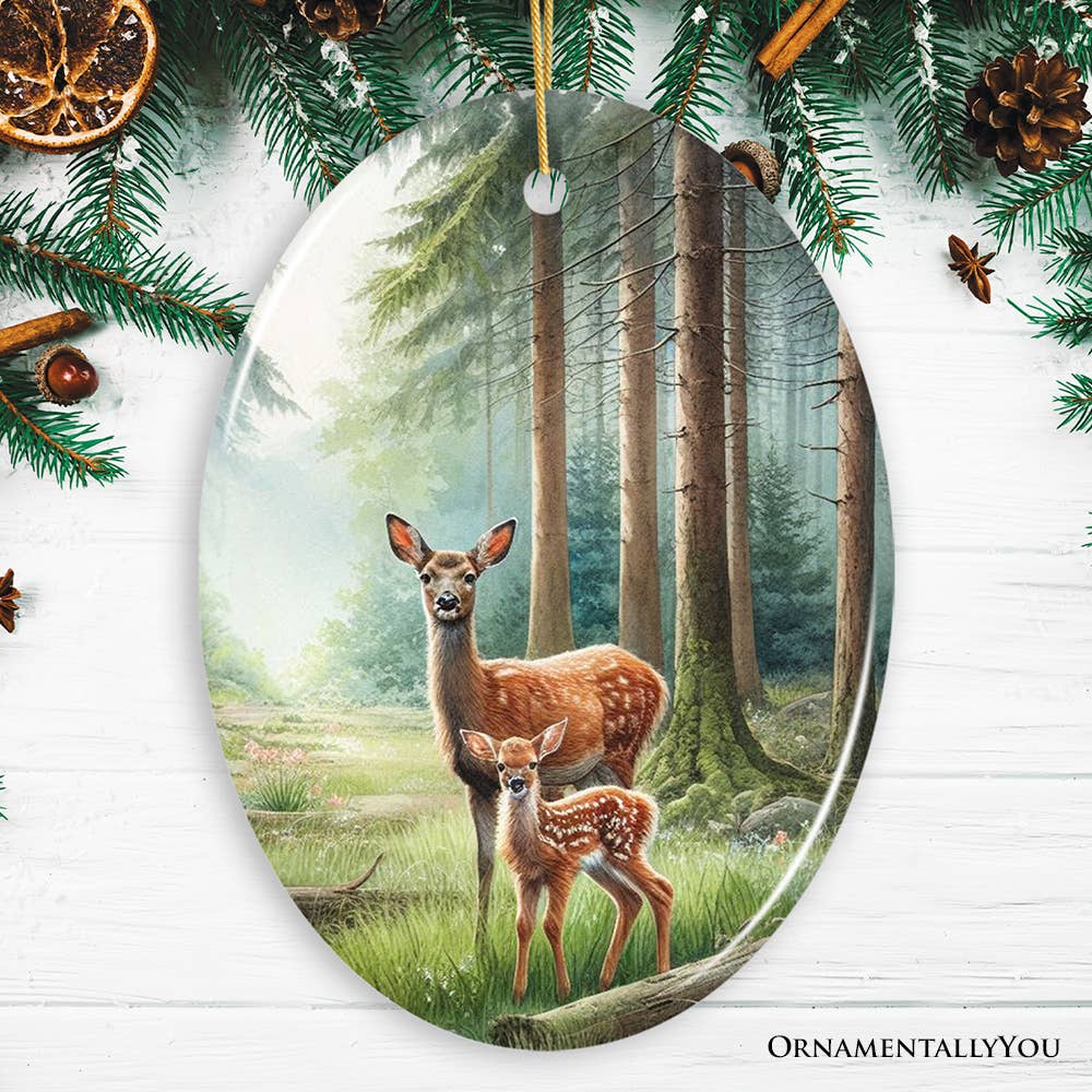 OrnamentallyYou - Wholesale Ornament - Bambi's Magical Forest Ornament, A Christmas Tribute 0