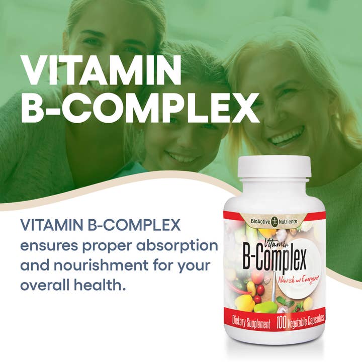 BioActive Nutrients - Wholesale Oral Supplement/Vitamin - Vitamin B Complex 100 Caps by BioActive Nutrients2
