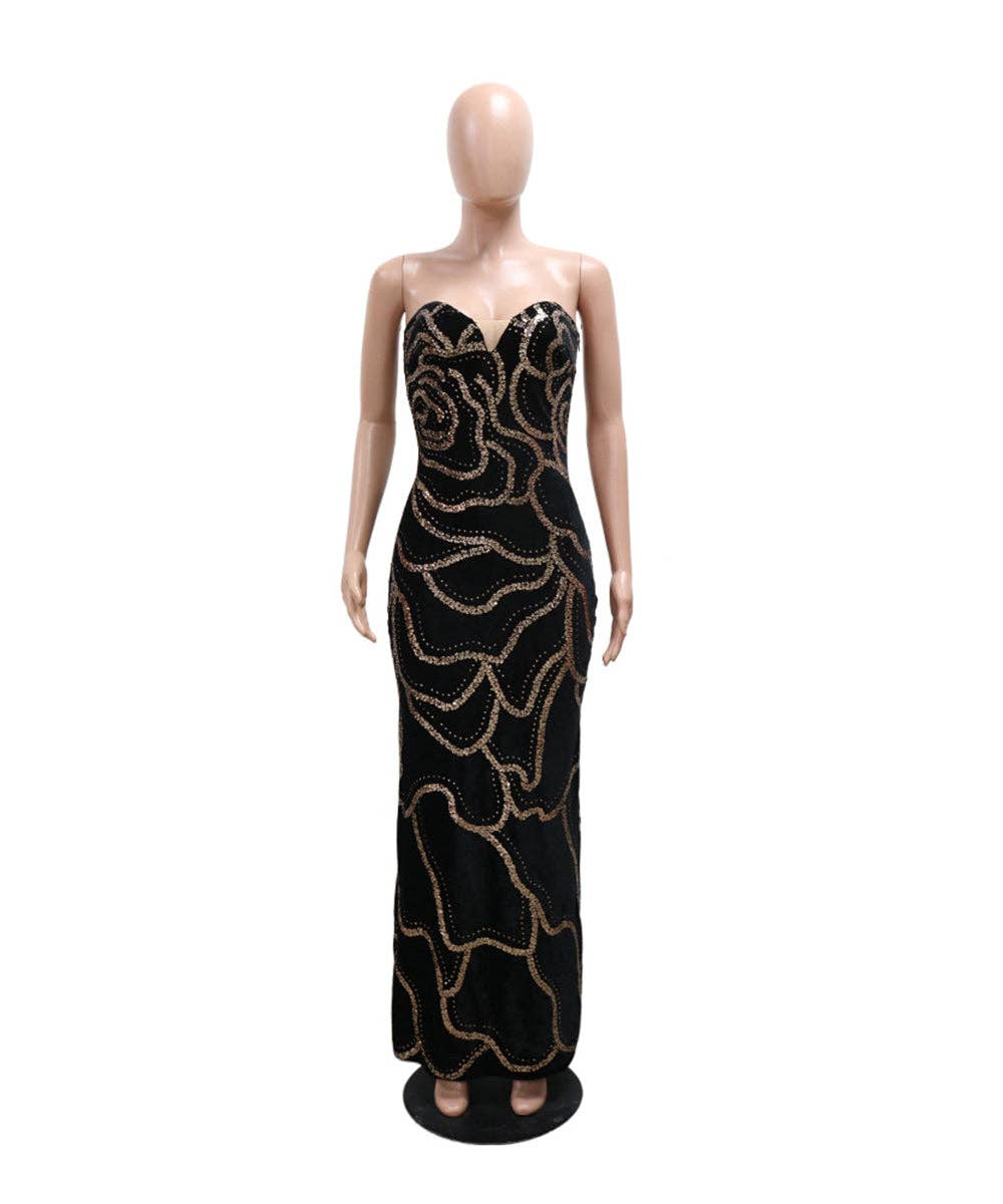 Aria Romance - Wholesale Gown - Women's - Strapless Sweetheart Bodycon Dress4