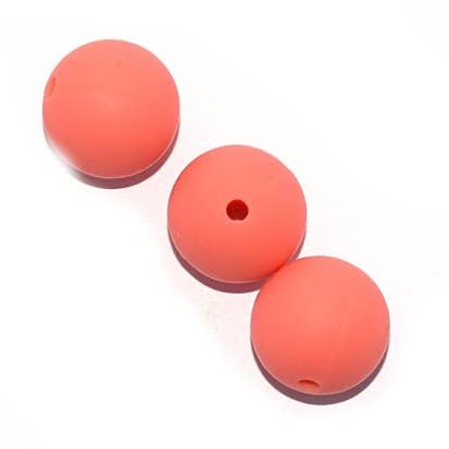 Fais-le toi-même - Wholesale Beads - 15mm Round Silicone Coral Bead0