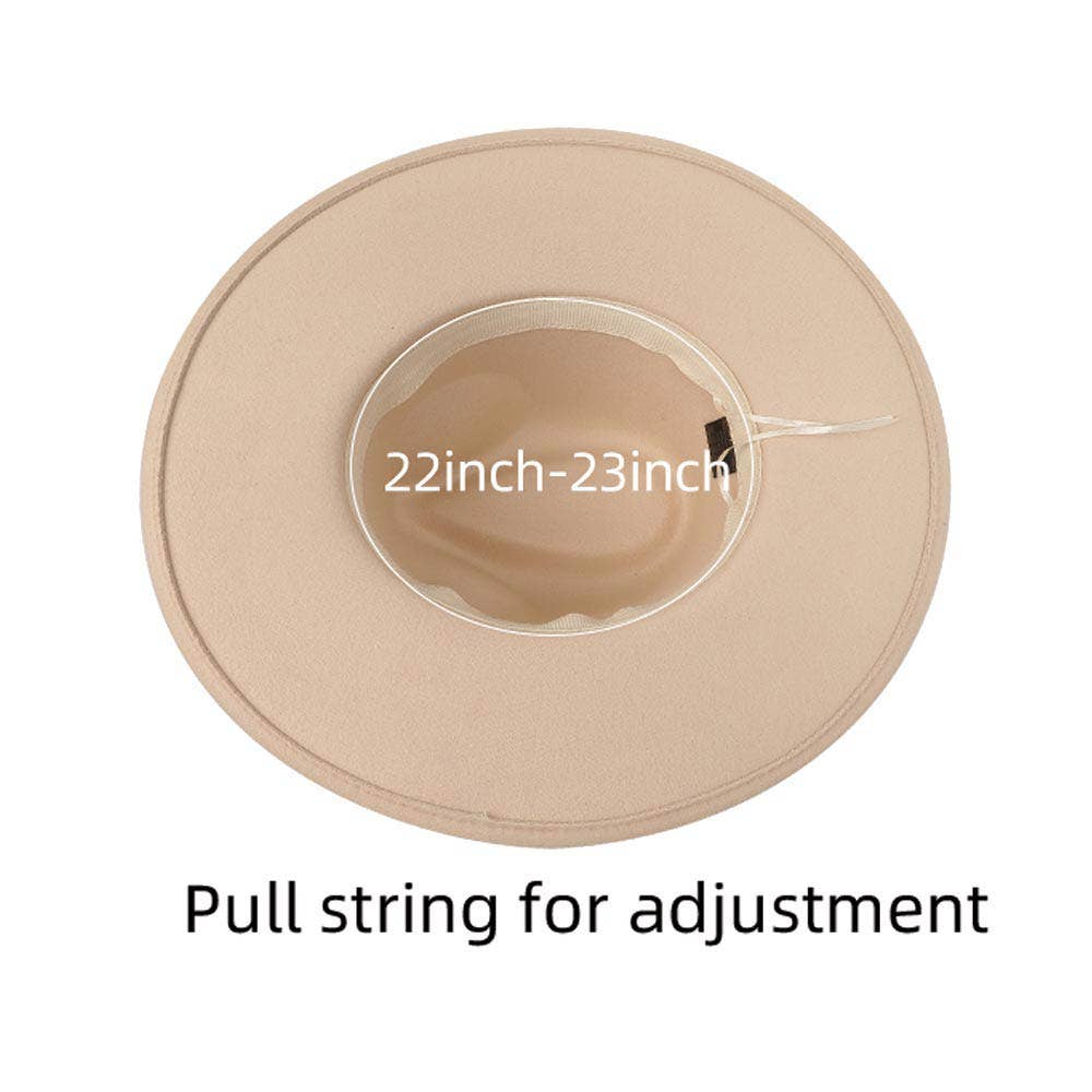 Madeline Love - Wholesale Fedora - Women's - Colorful Chain Accented Solid Panama Hat6