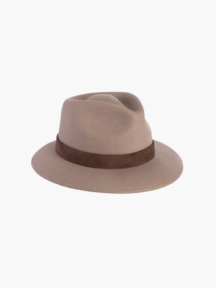Chapeau Fedora en feutre de laine Ms Cool pour la vente par Eric Javits