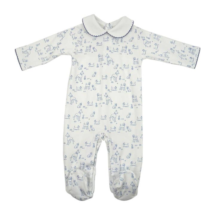 MARCELA - Vendita all'ingrosso Pigiamino - Neonati - Pigiama Footie in cotone Pima per cani9