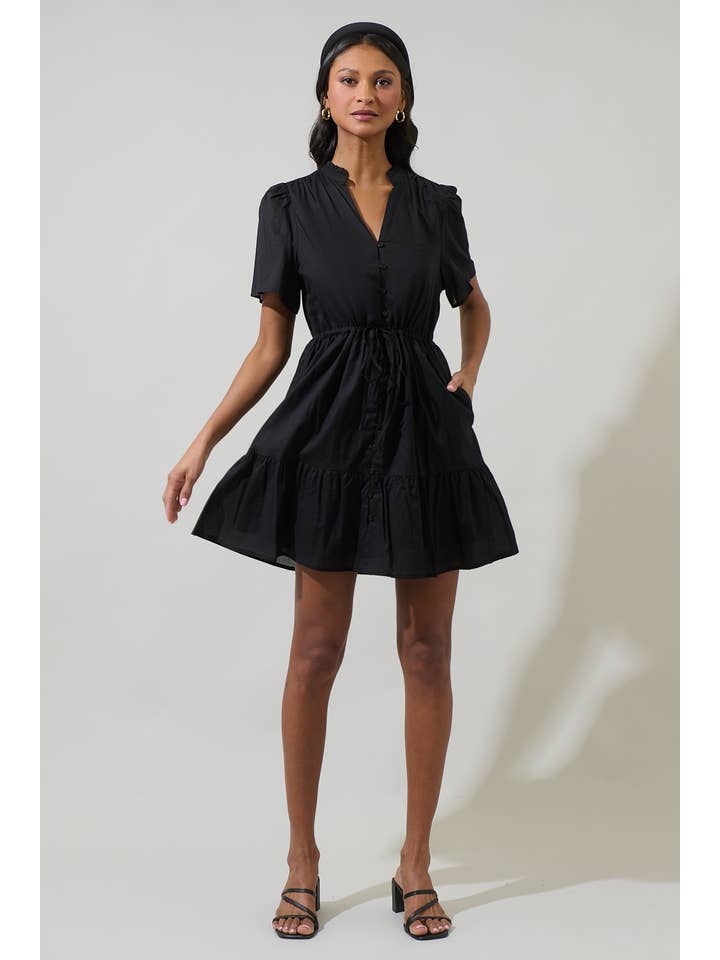 Sugarlips - Wholesale Dress - Women's - Amo Button Up Mini Dress4