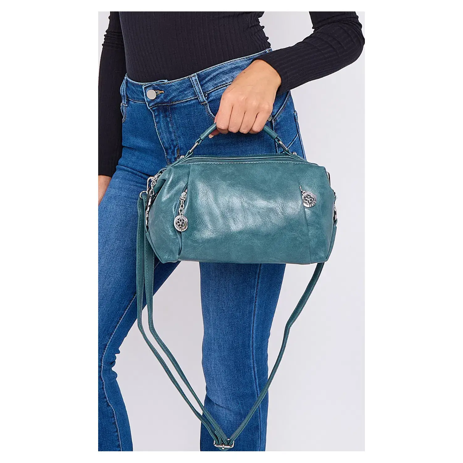 Superbia - Wholesale Crossbody Bag - Women's - Superbia Double Zipper Top Handle Bag Cross Body Bag-91346