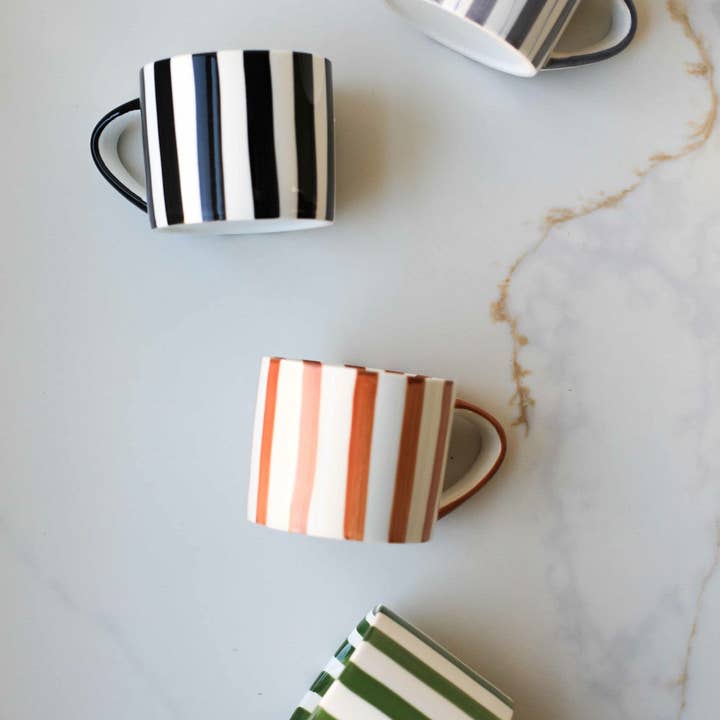 Fodory – wholesale Kaffekoppar – Enkla randiga muggar
