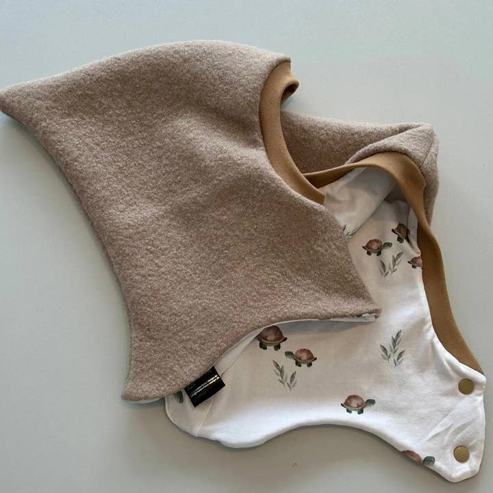 Küstenfieber® – Engroshandel Hue - Børn – Walk-løbehue Strandløber i kamel, ny uld4