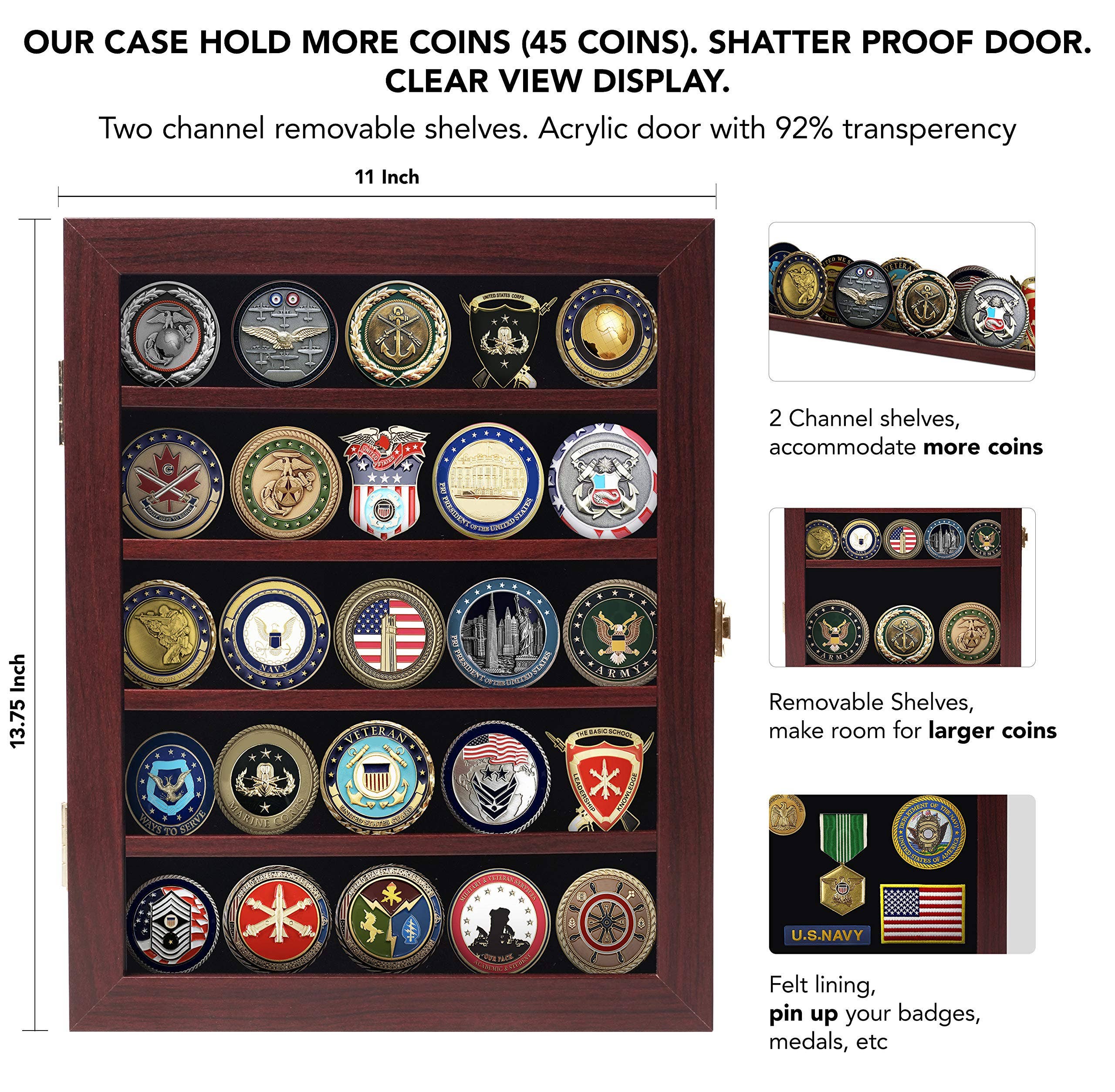 Razor Shopping - Wholesale Display Case - Challenge Coin Display Case Coin Case Challenge Coin Holder1