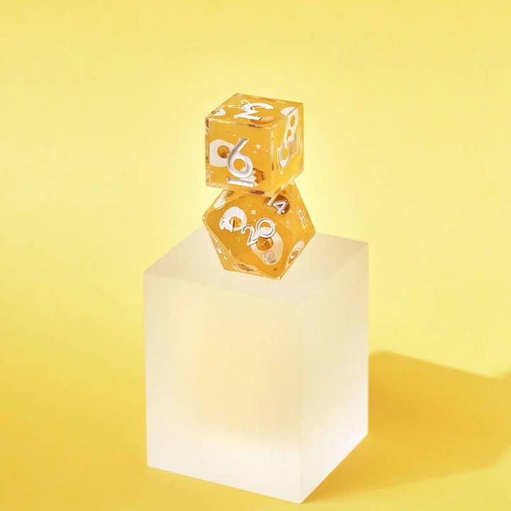 Dispel Dice - Wholesale Dobbelstenen - Brunch 7-delige set van polyhedrale dobbelstenen3