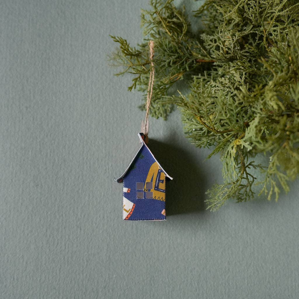Gossling Organics - Wholesale Ornament - Holiday Fabric House Luminary18