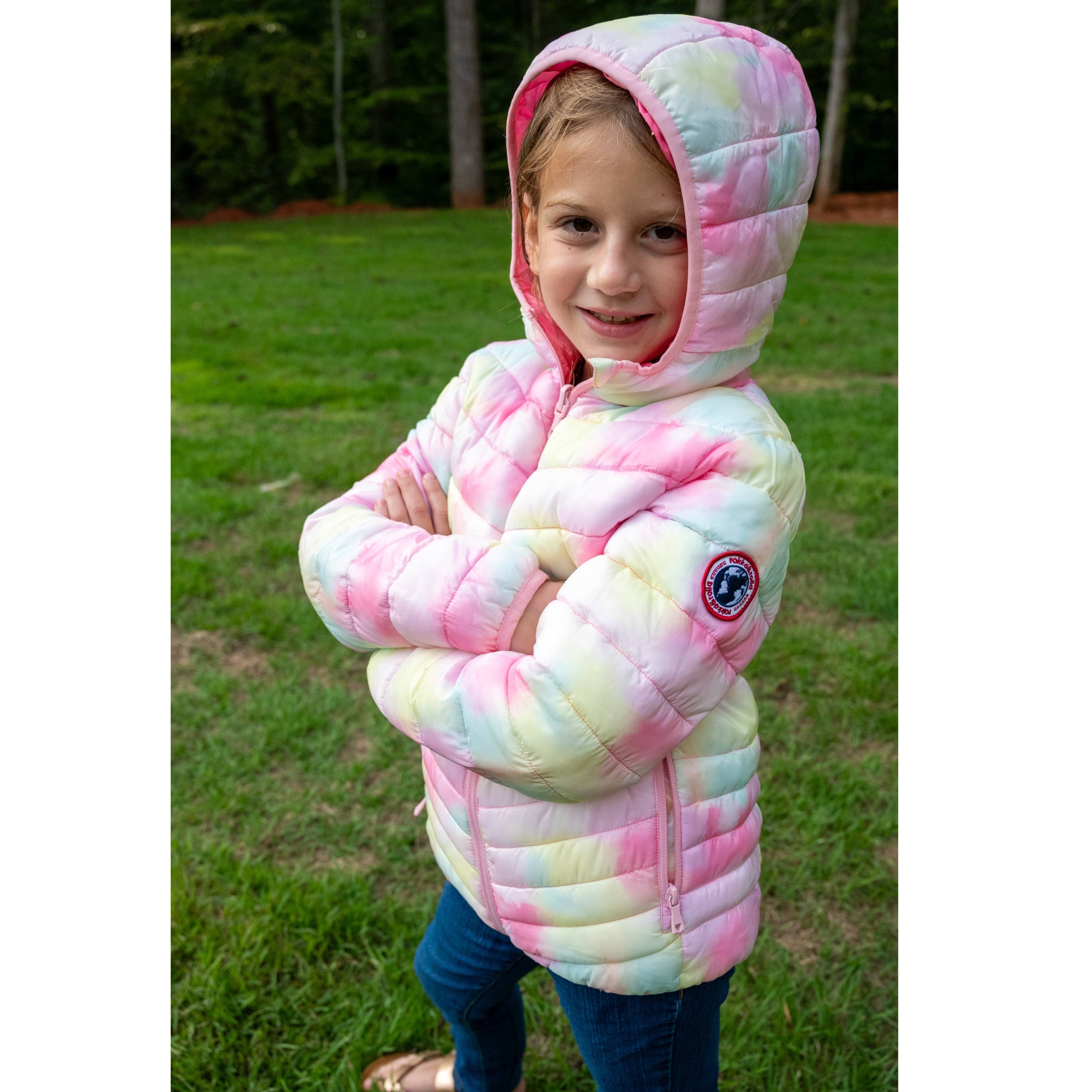 Rokka & Rolla - Wholesale Puffer Jacket - Kids - Girls' Reversible Light Puffer Jacket Coat54